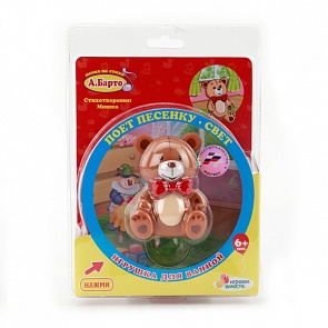 Игрушка для ванной «Мишка», со светом и звуком (Играем Вместе, 17R-LSsim)